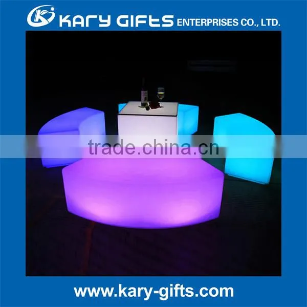 rgb multi color waterproof bright led lighting bar stool