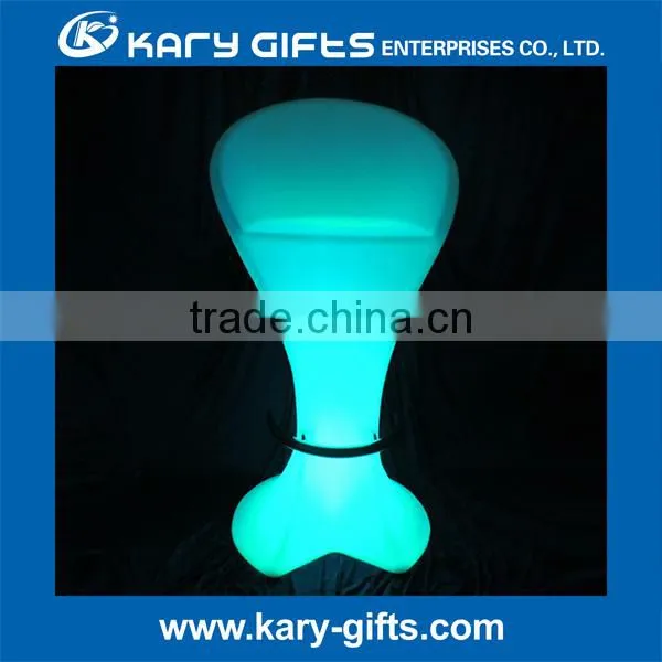 DMX Lighting Wine Bar Stool Chair Waterproof Bar Chair