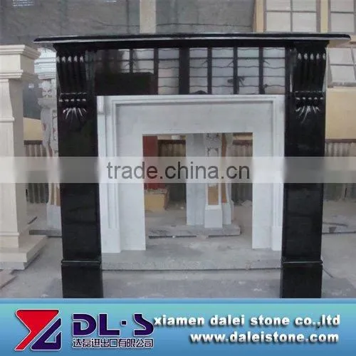 Marble decorative fireplace mantel
