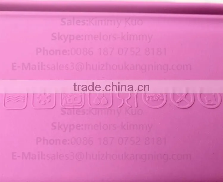 Heat resistant airtight microwave food grade siliconec food container