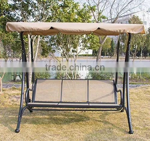 Outdoor Garden Yard 3 person Canopy Swing Hammock Chair