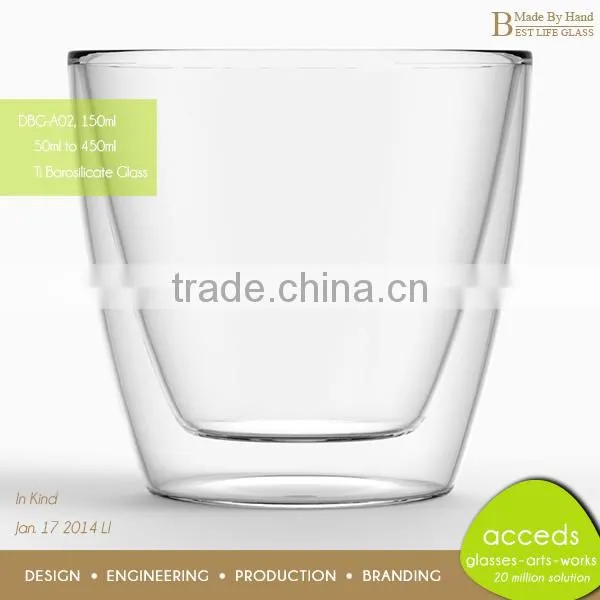 Bulk New Design Drinking Glass Milk Cup Cheap