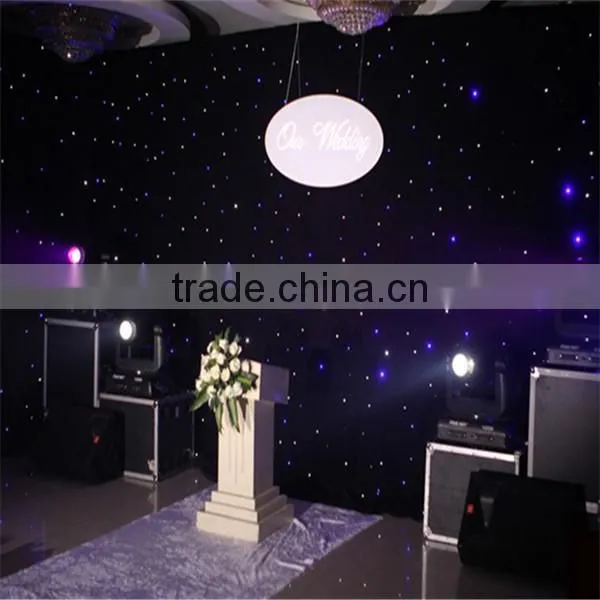 Led star curtain indoor flexible wedding stage decoration