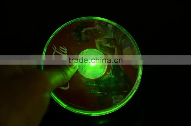 2016 new product promotional led coaster/ led sticker coaster for the party/events