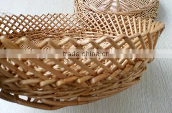 the green wicker basket house hold fruit &bread basket