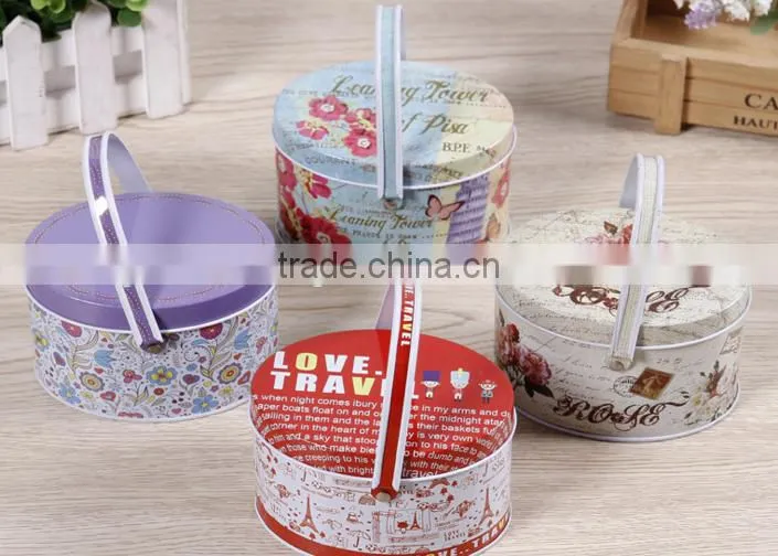 canisters wholesale washing products tin cans handle tin box