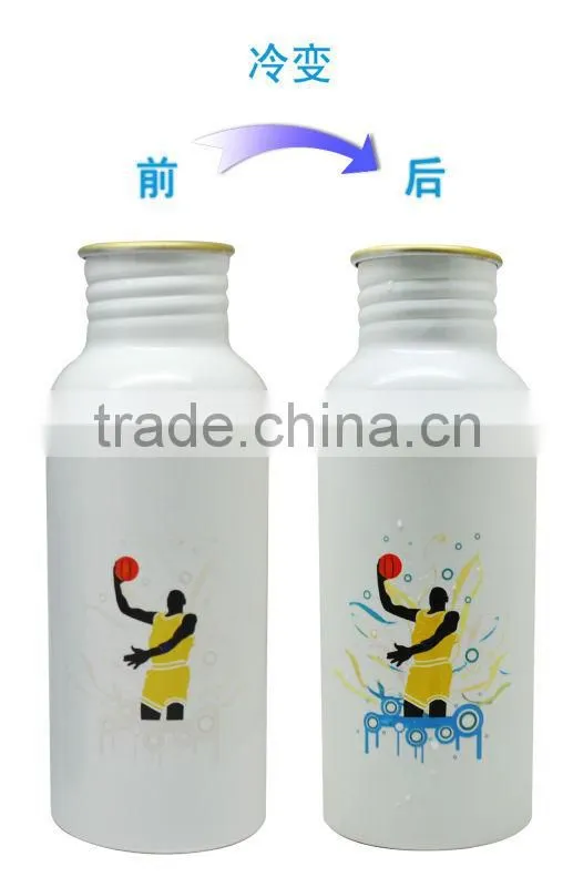 Stainless steel coffee cup Color Change Water Bottle
