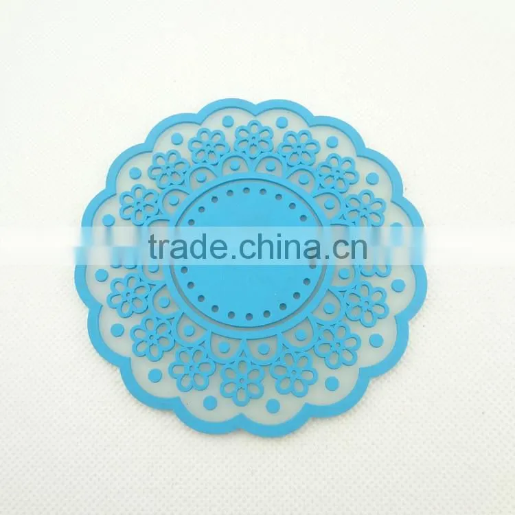 PVC cup silicone coaster