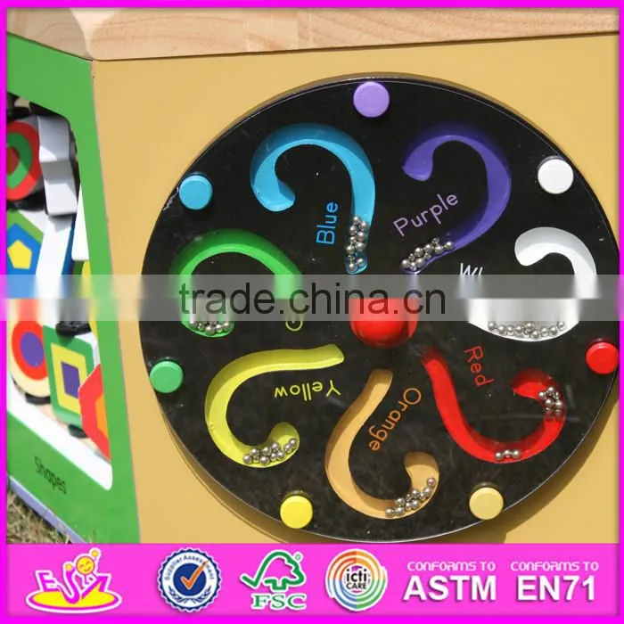 2016 Multi-function children wooden early education toy W12D047