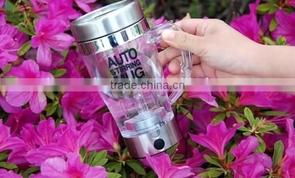 New Arrivel Professional Custom Automatic Electric Stainless Steel Self Stirring Creative Gift Cup