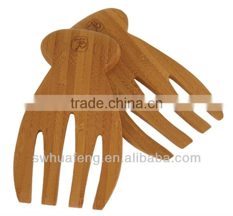 2016 Fashion bamboo salad hands