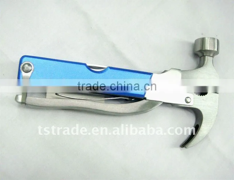 2014 multi tool stainless steel axe pomotion gift hammer multi hammer with axe tools