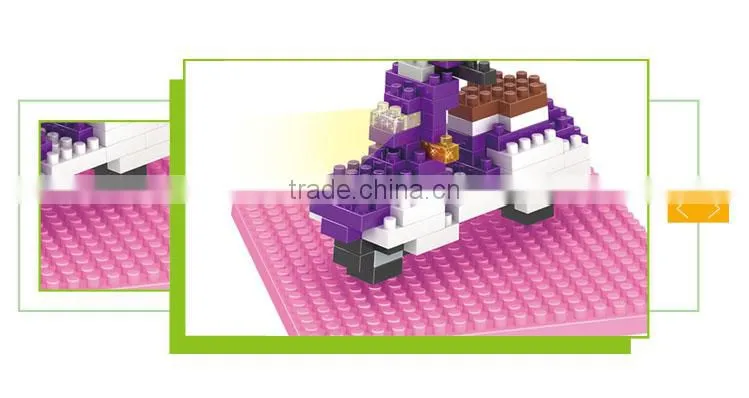 Most popular diy motorcycle set plastic building intellect blocks toys