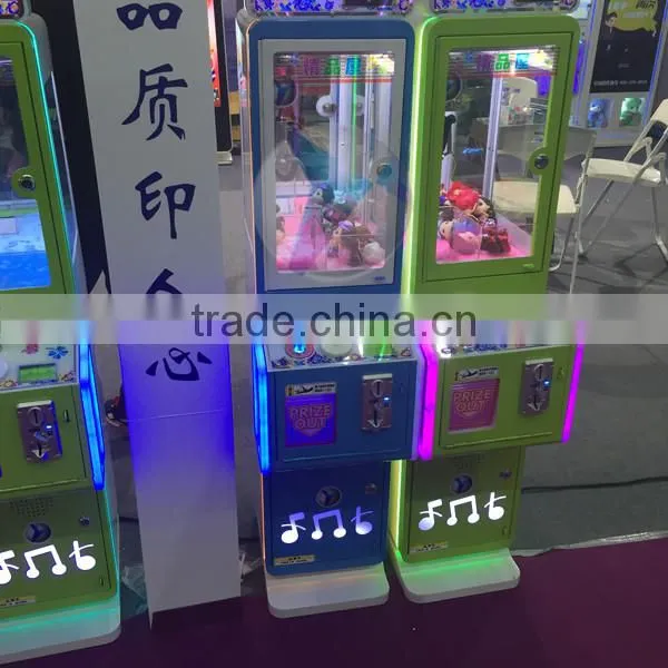 Amusement Park Arcade Double players claw Toy crane kids coin operated game machine for sale