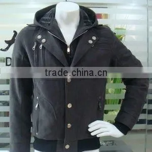 2017 wholesale style men's fashion winter leather motorcycle jacket