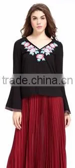 Domin fashion factory latest images of chiffon tops
