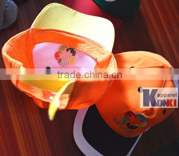brushed cotton head embroidery promotional cap