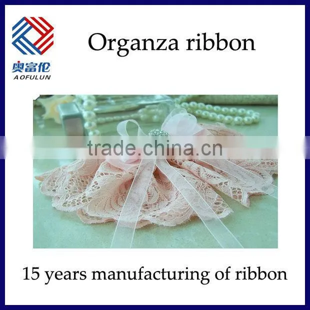 gift wrapping/ chiffon/headdress organza ribbon bow