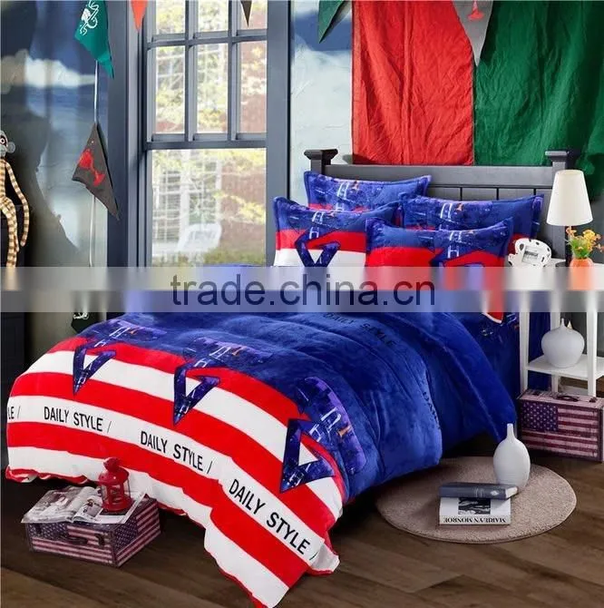 2017 NEW DAILY STRIPES 4PCS BEDDING SET
