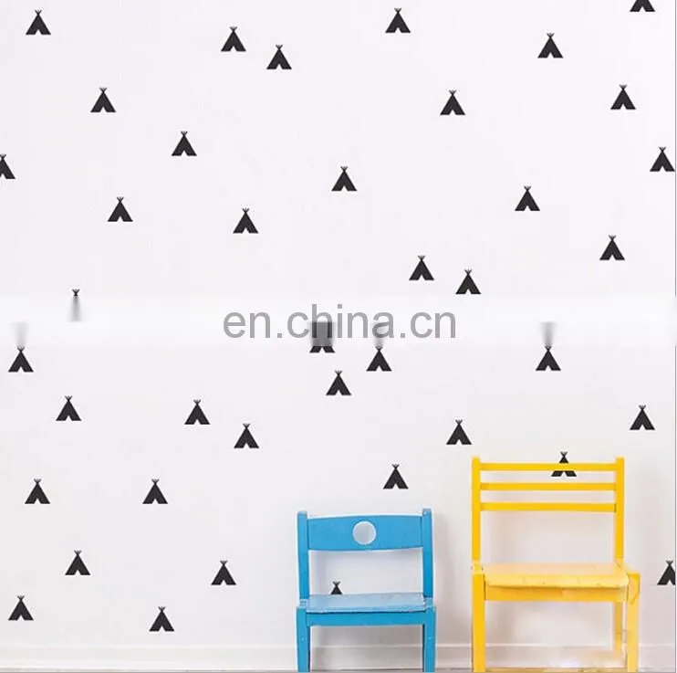 Little Tent Ins Style Vinyl Mini Wall Sticker Children Room Home Decoration Mural Roon Decal