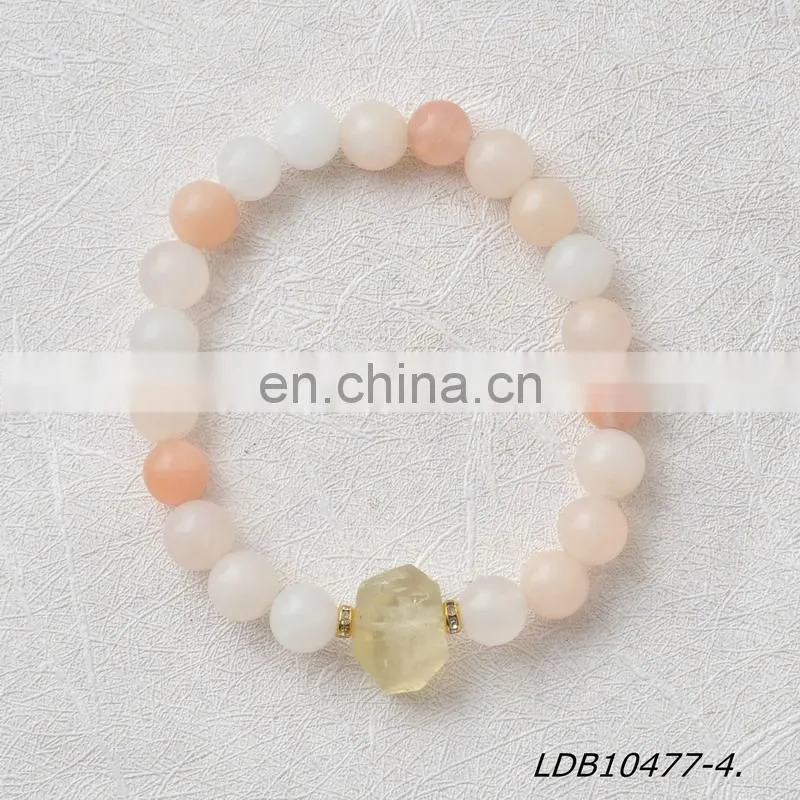 Elastic Stretch Semi-precious Stone Bracelets