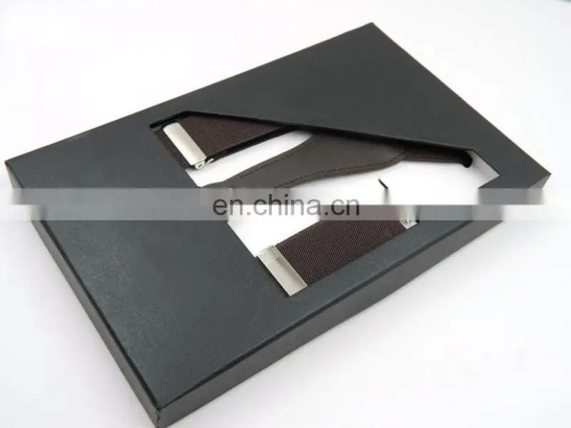 High quality elastic suspender with metal clips