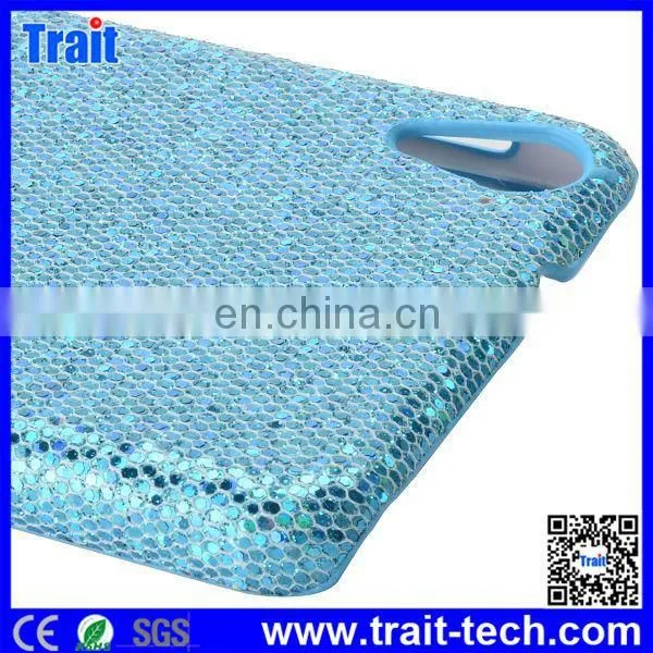 Shining Glitter Powder Leather Coated PC Hard Case for HTC Desire 826