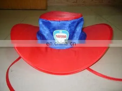 Folding Cowboy Hat polyester hat