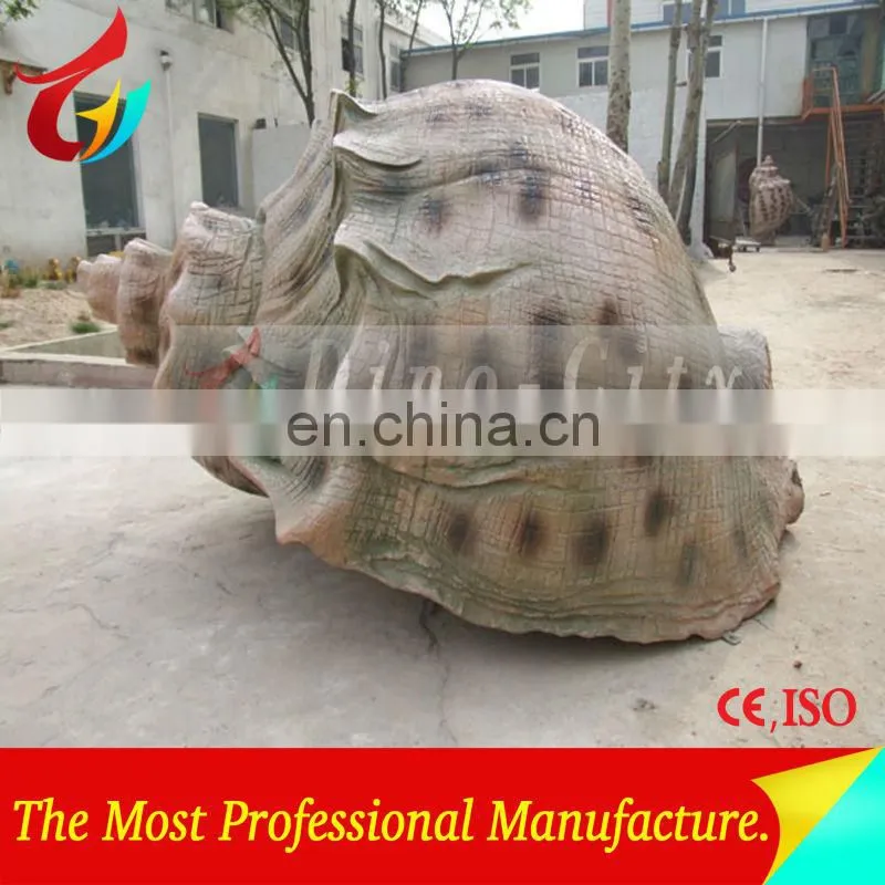 Resin Sea Snail Fiberglass Sculpture Sea Animal Statue Small