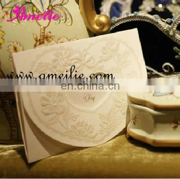 DIY Luxurious wedding invitation card