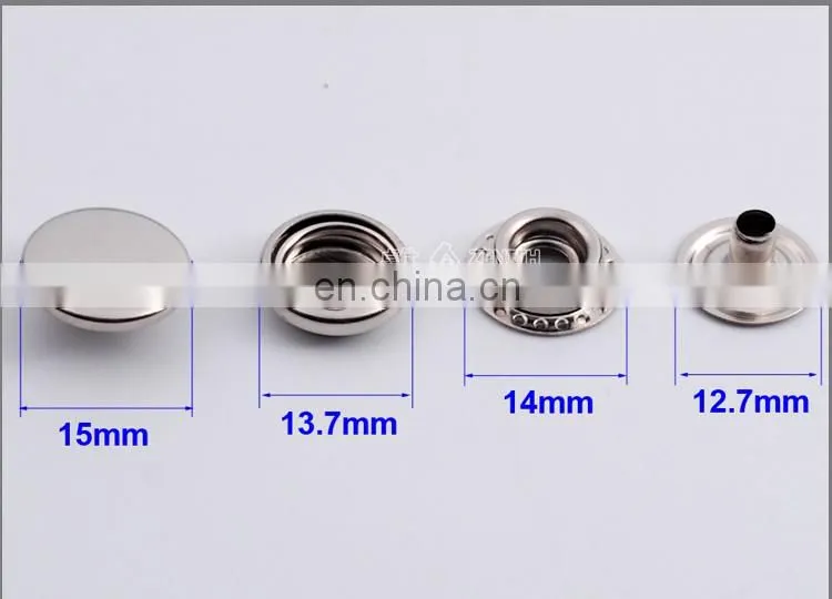 15mm Ring Metal Snap Button BM10202