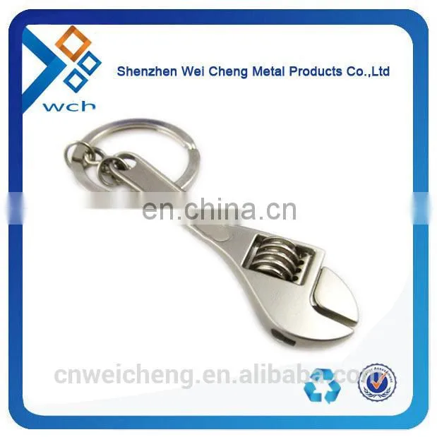 Fashion Cheap Custom Cut Out Round Metal Keychain