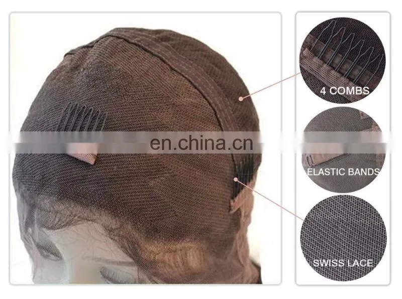100%Human hair Material and Brazilian Hair Human Hair Type natural looking 8a grade virgin brazilian full lace wig