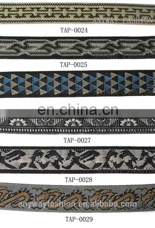 High quality braided lurex narrow ribbon