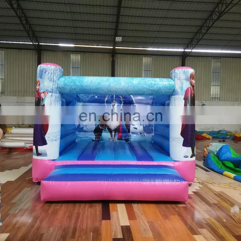 Hot sale commercial theme inflatable bouncer frozen, frozen jumping castle for kids party