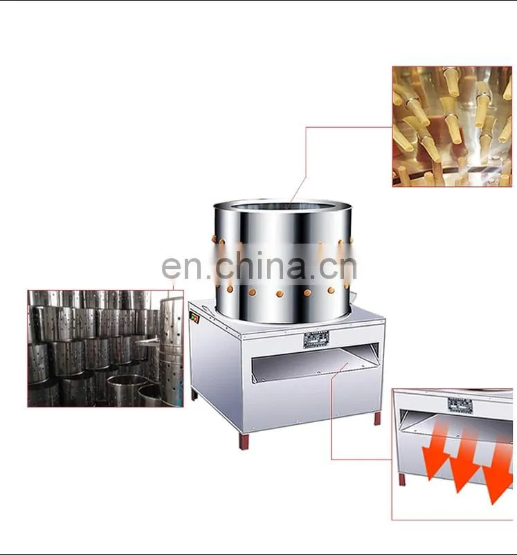 automatic slaughtering equipment chicken plucking machine / broiler chicken plucking machine / chicken feather plucker for sale