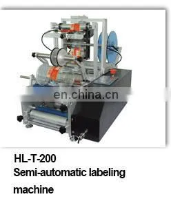 Semi Automatic Labeling Machine For Bottles Used , Manual Labeling Machine Square Bottle