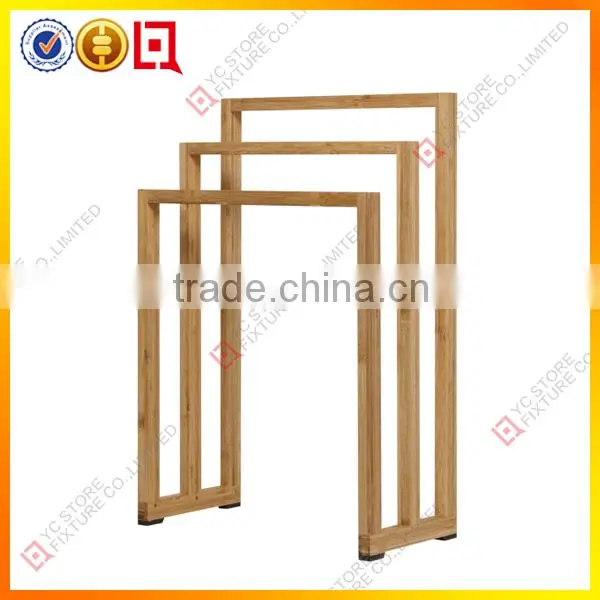 3 storey Bamboo towel display holder