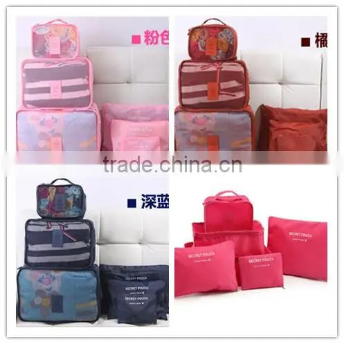 Packing Cubes And Pouches - The Most Light and Handy Travel Cube Set - Set of 6 - Durable, Compact, Multifunctional, Lightweigh