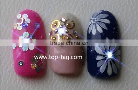 Micro RFID LED Flashing NFC Nail Tag / Sticker
