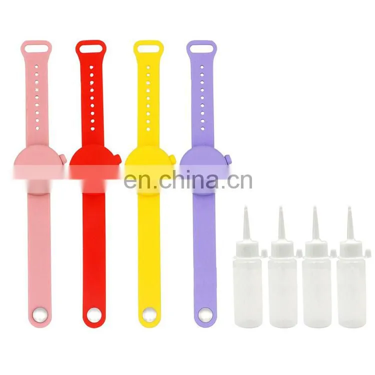 2020 Cartoon Silicone Hand Sanitizer Band Alcohol Gel Silicone Hand Sanitizer Bracelet
