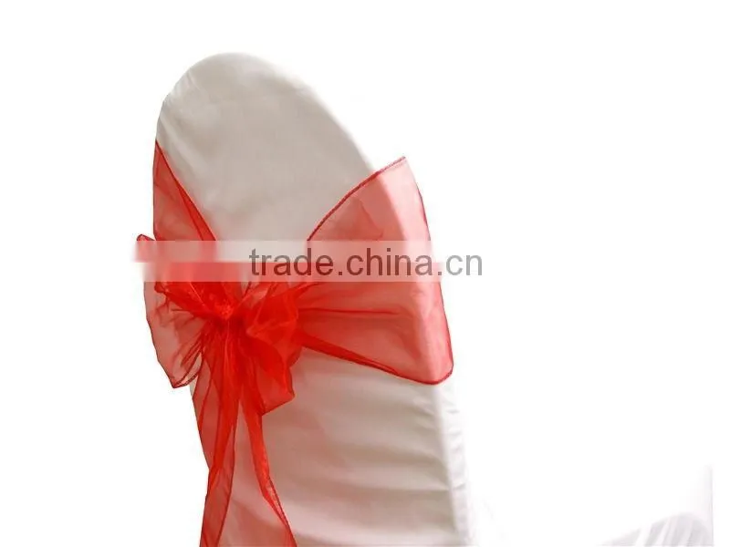 Chair bow fancy wedding chair cover sash