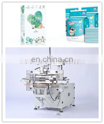 OrangeMech 2021 hot sale Automatic diaper packing and sealing machine adult diaper baby diaper packing machine