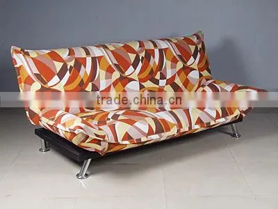 Fabric Convertible Handrest Sofa Bed