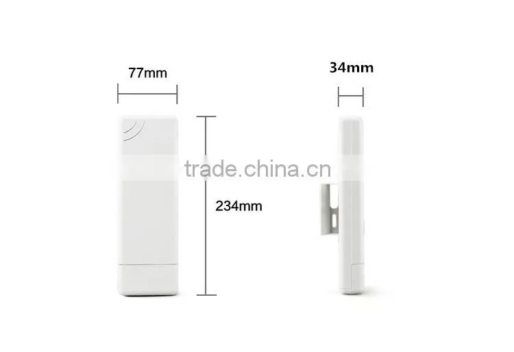 300Mbps IEEE802.11n/g/b 2ghz Wireless CPE For Wireless Networking Outdoor Wireless CPE Bridge RJ45