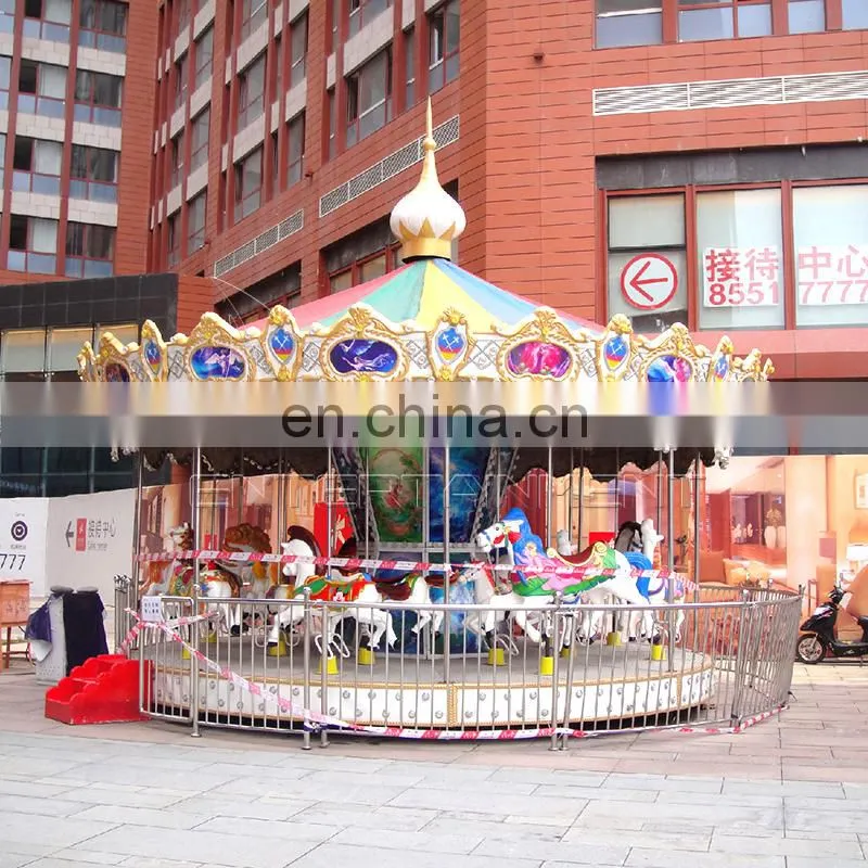 Hot sale Good price carousel horse adult amusement ride outdoor and indoor carousel for sale