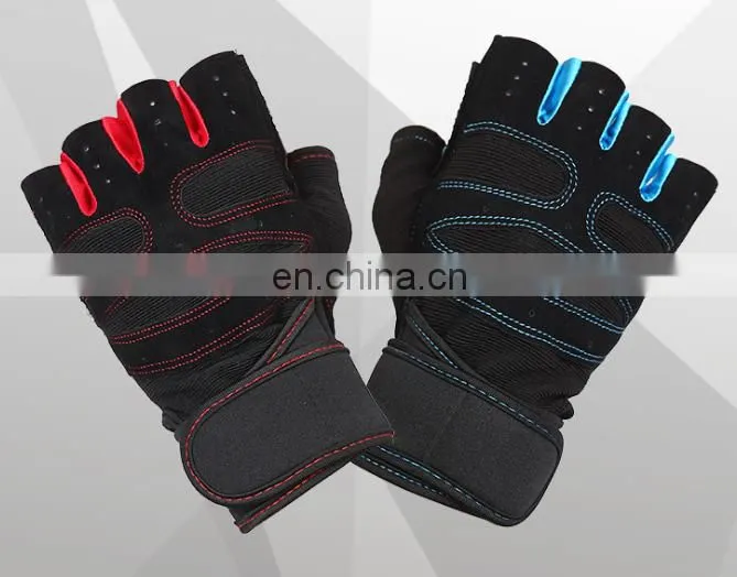 Neoprene bodybuilding sport fitness gloves exercise training gym gloves for men women