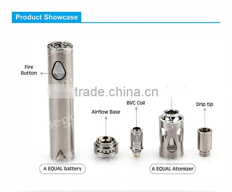 New Arrival!!! Hot sell 2015 new products Rofvape A Equal 1500mah huge vapor silver black aluminum 3.0v starter kit from Elego