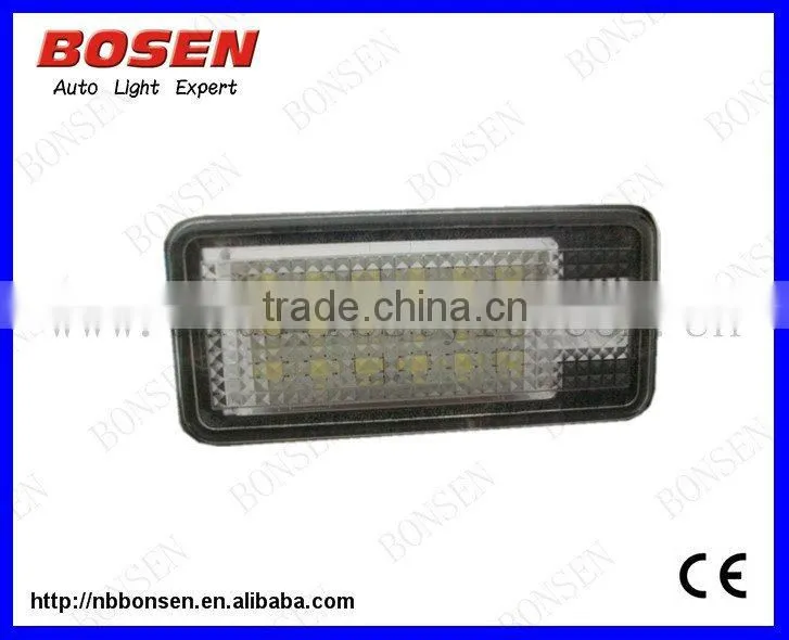 CE certified and resistor built in-side TDI car license plate led lamp