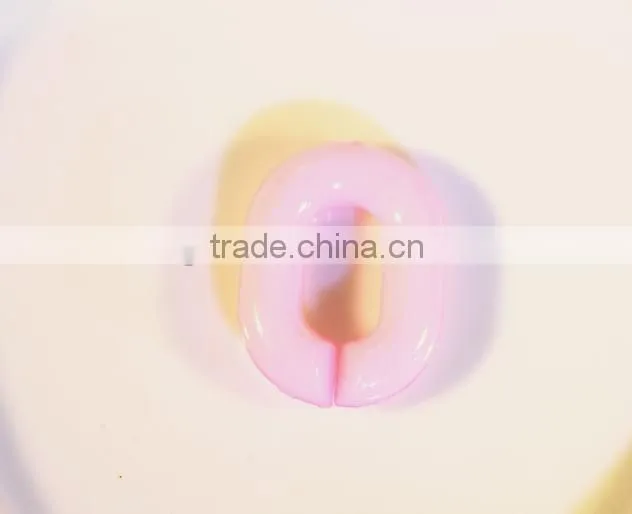DIY accessories 23 * 17 mm acrylic opening lap composable chain color fluorescent color plastic